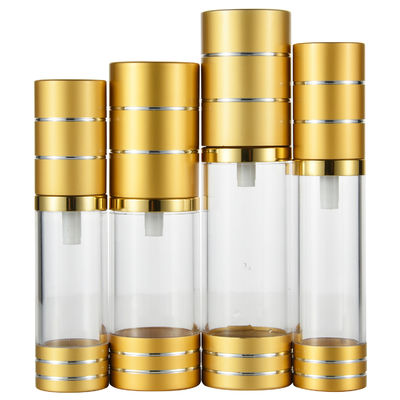 अच्छा दाम 25/32 मिमी व्यास गोल कॉस्मेटिक एयरलेस बोतल 15ml 20ml 30ml 40ml 50ml ऑनलाइन